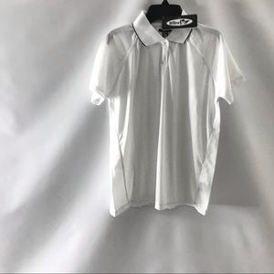 Willow Pointe Polo Golf Shirt Size M White Short